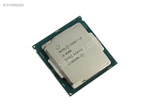 Intel i3 8100 3.60GHZ İşlemci (Sorunsuz/Çiziksiz/Kutulu/Fanlı
