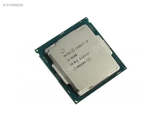 Intel i3 8100 3.60GHZ İşlemci (Sorunsuz/Çiziksiz/Kutulu/Fanlı) on