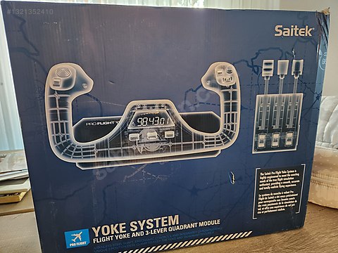 Simülatör / SAITEK PRO FLIGHT YOKE SYSTEM FLIGHT YOKE 3-LEVER