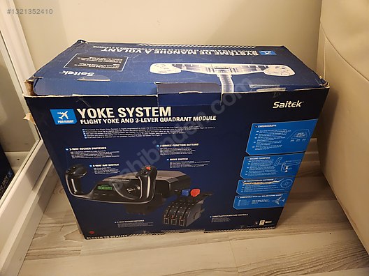 Simülatör / SAITEK PRO FLIGHT YOKE SYSTEM FLIGHT YOKE 3-LEVER