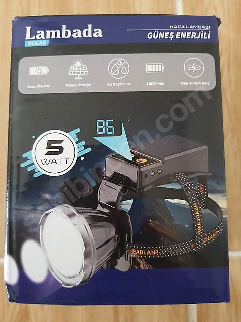 solar kafa lambası