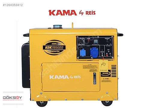 KAMA KDK 10000 SC MODEL 9.5 KVA KABİNLİ DİZEL JENERATÖR - Türkiye