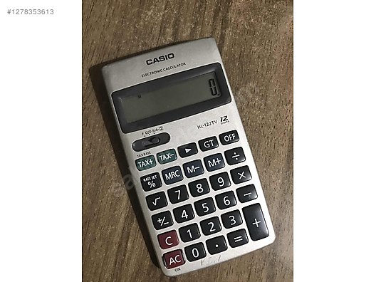 Casio HL-122TV Hesap makinesi at 1278353613