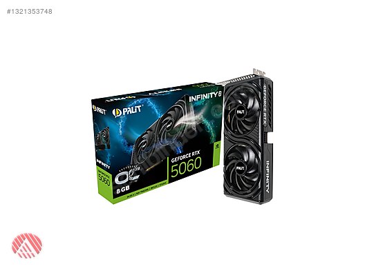 Palit RTX5060 Infınıty 2 Oc 8gb 128BIT Gddr7 Ekran Kartı