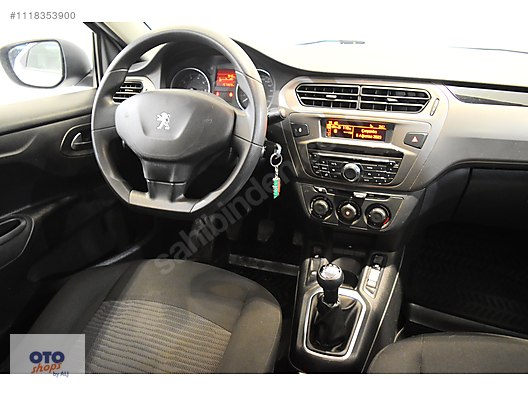 Photo autoradio climatisation Peugeot 301 Active 1.6 HDi 92 (201