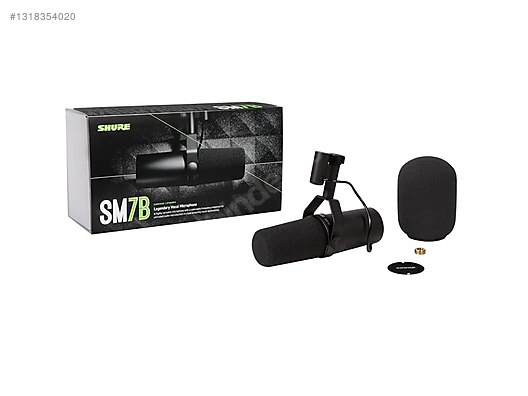 Shure SM7B Dinamik Broadcast/Stüdyo Vokal Mikrofonu sahibinden