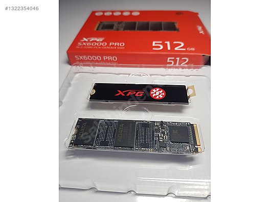 XPG SX6000 PRO 512GB M2 SSD 3D NAND KUTULU sahibinden.comda