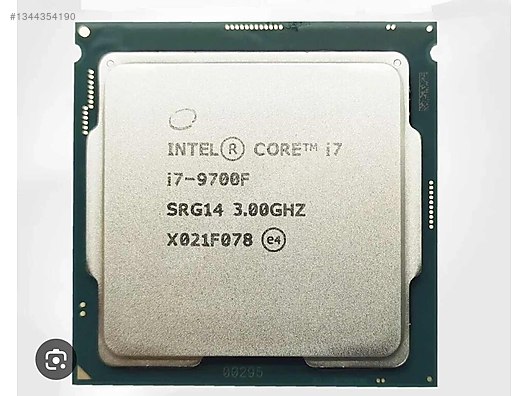 Intel Core i7-9700F CPU 本体 Intel Core i7-9700F CPU @ 3.00GHz sahibinden.comda - 1344354190