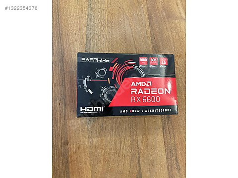 E*D様 ［現状品］Sapphire Radeon RX 6600 8GB Sapphire AMD Radeon RX 6600 8GB GDDR6 128 Bit Ekran Kartı