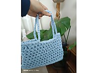 El emeği El örgüsü yazlik file kol çanta