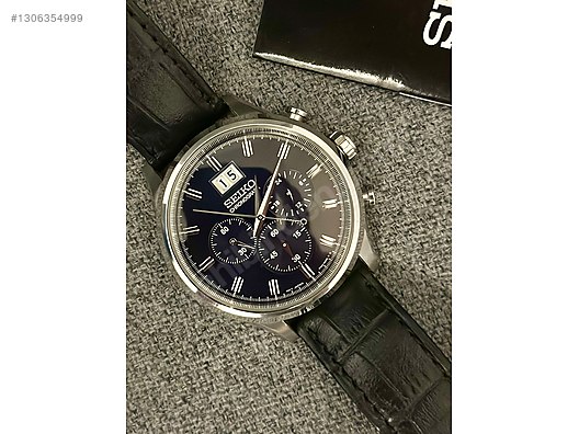 Seiko / Seiko Chronograph Black Dial - 7T04-0AE0 on sahibinden.com