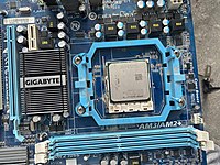 GA-MA74GM-S2 VE AMD ANTHLON II İŞLEMCİ #1283355344