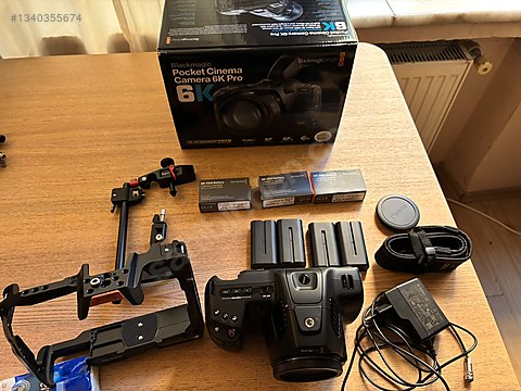 Blackmagic Pocket Cinema Camera 6K Pro Set sahibinden.comda