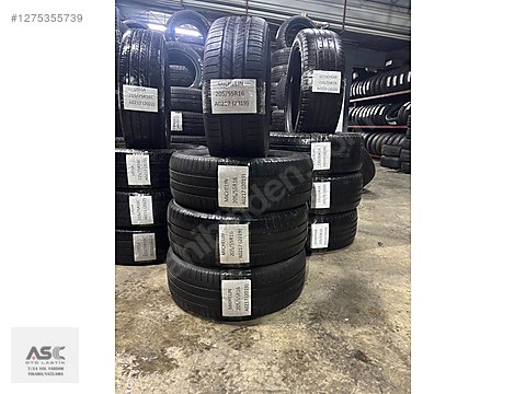 205/55/16 MİCHELİN 4 ADET HATASIZ ÇIKMA LASTİK (205/55R16