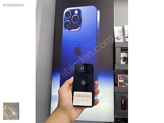 iPhone 12 256 GB Siyah Değişensiz Kozmetik 10/10