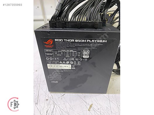 ROG Thor 850w 新品未開封 ASUS ROG THOR 850W PLATINUM POWER sahibinden.comda - 1287355993
