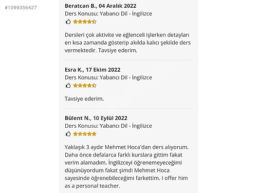 Herkes ingilizce öğrenebilir ama herkes ingilizce öğretemez... - Çankaya İngilizce Özel Ders Verenler