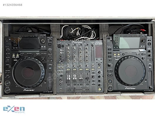 Pioneer Profesyonel DJ Seti: 2x CDJ-2000 + 1x DJM-800 on
