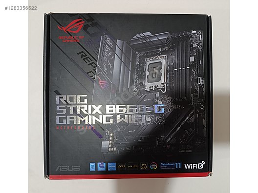 Asus ROG STRIX B660-G GAMING Wi-Fi Intel LGA1700 DDR5 Micro ATX - Anakart ve Tüm Masaüstü Bilgisayar Parçaları sahibinden.com'da