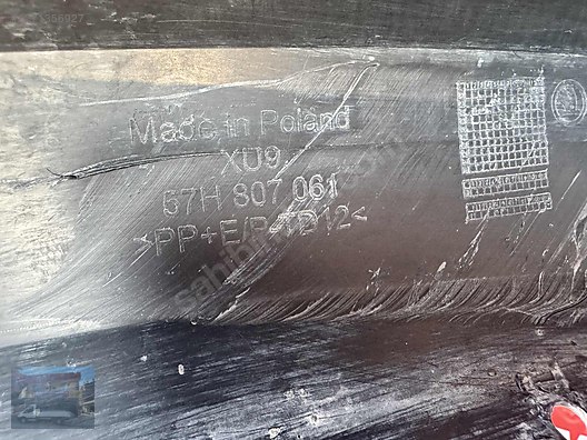 SKODA KODİAQ ÖN TAMPON ALT KARLIK ÇIKMA ORJİNAL 57H807061 - İlan