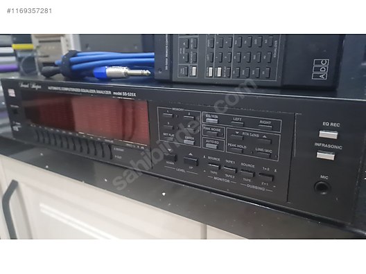 ADC Sound Shaper SS-525X kumanda ve mocrofon mevcuttur on