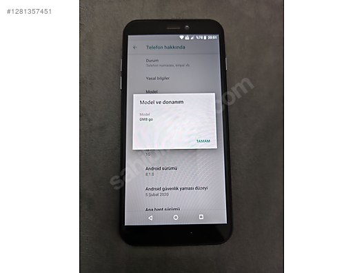 İkinci El ve Sıfır Alışveriş / Cep Telefonu & Aksesuar / Cep Telefonu / General Mobile / GM 8 Go