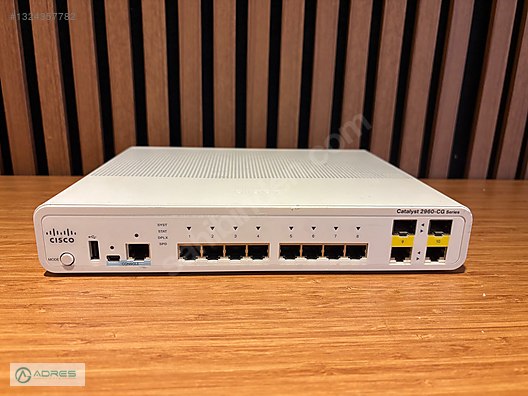 CİSCO CATALYST WS 2960-CG -8TC-L SERİES 8 PORT SWİTCH sahibinden
