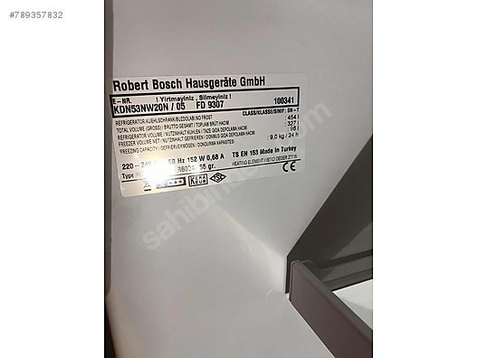 Bosch No Frost 454 Lt Ikinci El Bosch Buzdolabi Ve Beyaz Esya