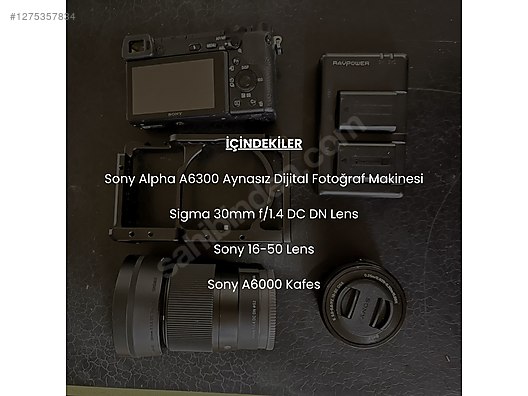 Used & Brand New Items / Cameras & Photographic Equipment / Digital Cameras / Mirrorless / Sony / Alpha a6300