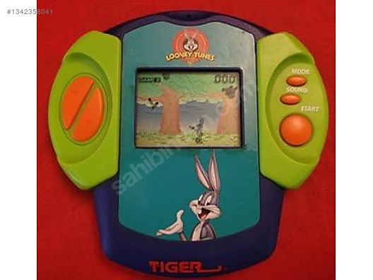 TÜRKİYEDE TEK. 1990 YILI TİGER BUGS BUNNY VİNTAGE EL OYUN KONSOL