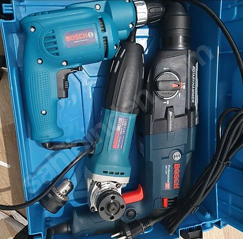 bosh kablolu üçlü set