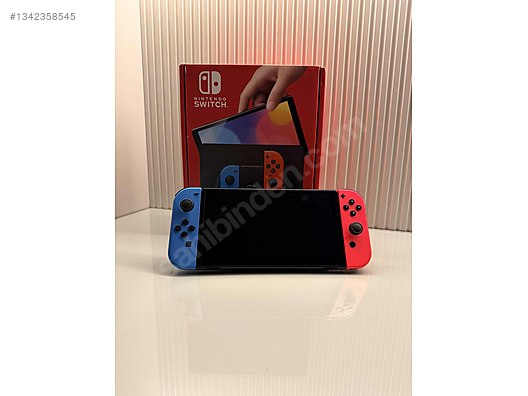 Nintendo Switch OLED 64GB Temiz Orjinal Çantalı + 2 oyun on