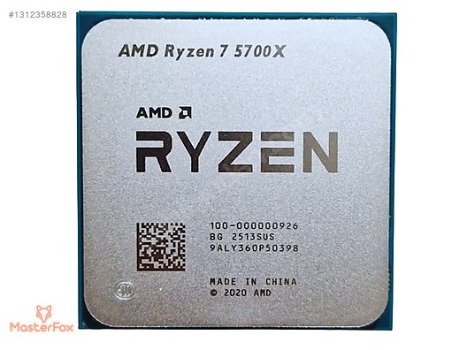AMD RYZEN 7 5700X 8 CORE, 3,40-4.60GHZ, 36MB CACHE TRAY İŞLEMCİ