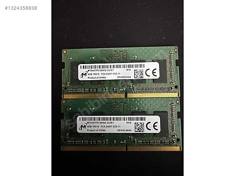 Micron 4GB 2666 Mhz Notebook Ram on sahibinden.com - 1324358838