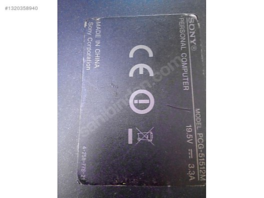 Sony PCG-51512M laptop parçaları sahibinden.comda - 1320358940
