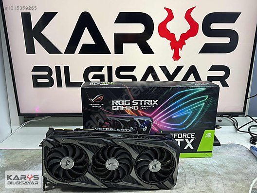ASUS ROG STRIX OC RTX 3090 24GB 384Bit EKRAN KARTI ÇOK TEMİZ