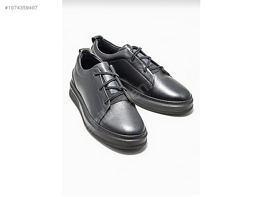 ELLE SHOES Siyah Deri Erkek Günlük Ayakkabı - Erkek Günlük Ayakkabı  Modelleri 'da - 1074359407