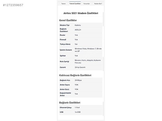 ADSL Modem Fiyatları