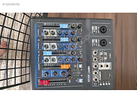 Midex MDX-45S Ses Kartlı Mikser + Midex CX1 Mikrofon ve Çantası