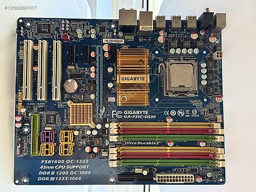GIGABYTE GA-P35C-DS3R (rev. 2.1) - Anakart ve Tüm Masaüstü Bilgisayar Parçaları sahibinden.com'da