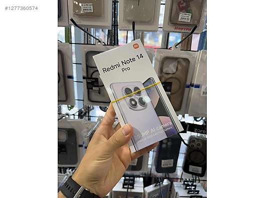 Resim REDMİ NOTE 14 PRO 8/256 GB SIFIR SİYAH Xiaomi Redmi Note 14 Pro | 256 GB | Siyah
