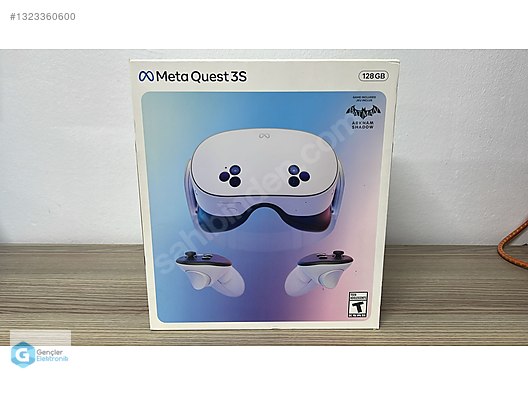 Meta Quest 3S Sanal Gerçeklik Gözlüğü 128GB SIFIR Garanti +TAKAS