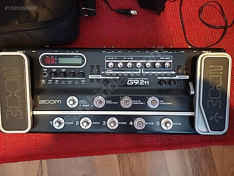 Zoom G9.2tt Twin Tube Gitar Prosesörü (Ses Kartı Özellikli