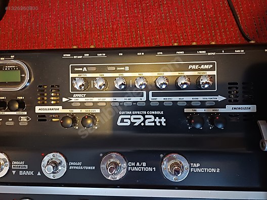 Zoom G9.2tt Twin Tube Gitar Prosesörü (Ses Kartı Özellikli