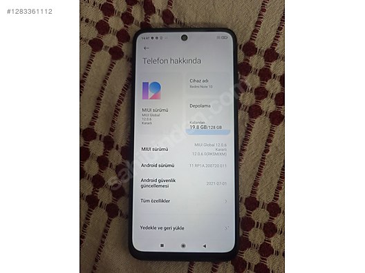 İkinci El ve Sıfır Alışveriş / Cep Telefonu & Aksesuar / Cep Telefonu / Xiaomi / Redmi Note 10 5G