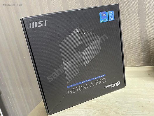 MSI H510M-A Pro 1200P Vga Hdmi Usb3.2 - Anakart ve Tüm Masaüstü Bilgisayar Parçaları sahibinden.com'da