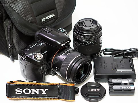 Lens Sony A450 Camera Lot Sony Alpha A450 Objectifs Sigma Sony