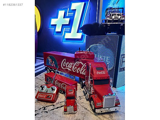 büyük boy) coca cola tır kamyon uzaktan kumandalı tabela on
