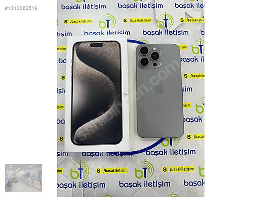 Apple / iPhone 15 Pro Max / APPLE TÜRKİYE İPHONE 15 PRO MAX 256GB
