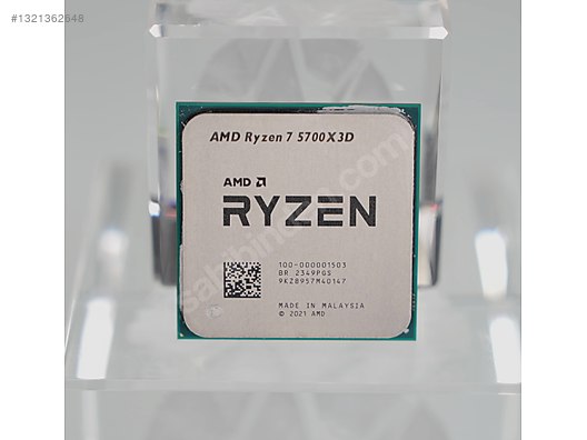 Ryzen 7 5700x3d işlemci 96mb L3 önbellek. sahibinden.comda